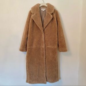 H&M LONG PILE COAT